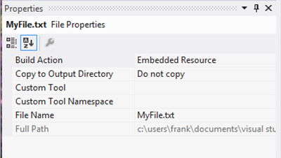 Embedded Resource – Frank DeCaire